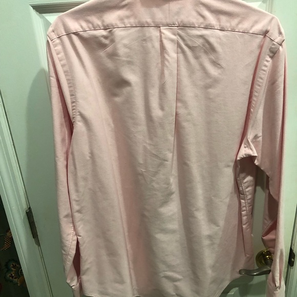 Polo Ralph Lauren Mens Large Pink Dress Shirt Classic Fit Oxford - Picture 6 of 6